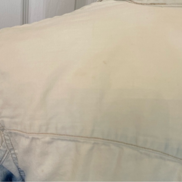 Free People Boho Button Down Ombré Denim Western Shirt - Picture 6 of 15